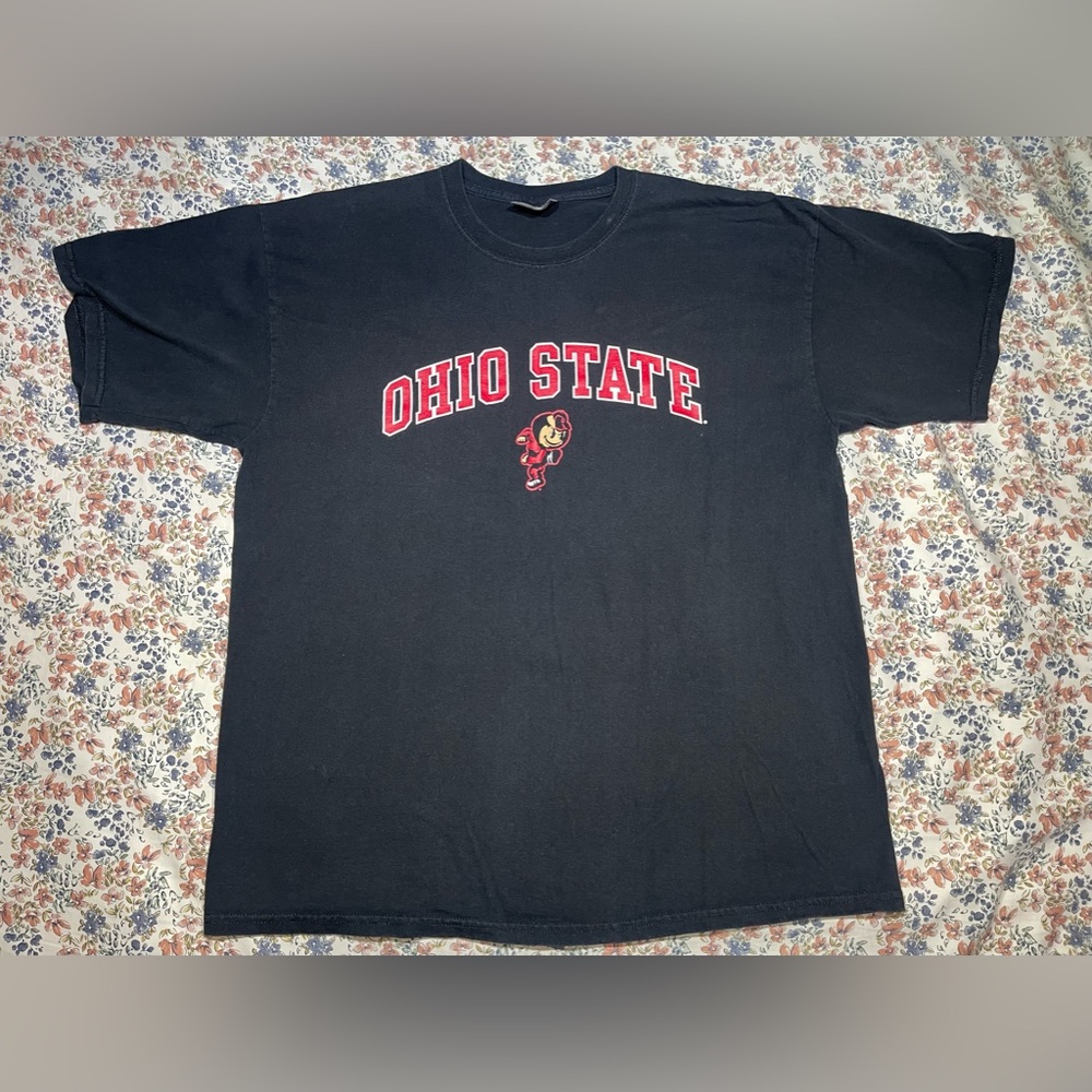 Ohio State Steve And Barry Black T Shirt Brutus Buckeye-A30